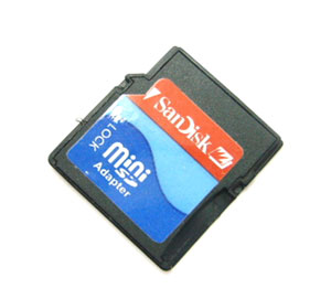 Micro SD to Mini SD Adapter - Click Image to Close